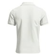 thumbnail image 4 of Alivor Mens Casual Polo Shirt Short Sleeves Ribbed Top S-XXXL, 4 of 5