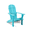 Blue, variant on PolyTEAK Element Collection Poly Lumber All Weather Adirondack Chair, Blue