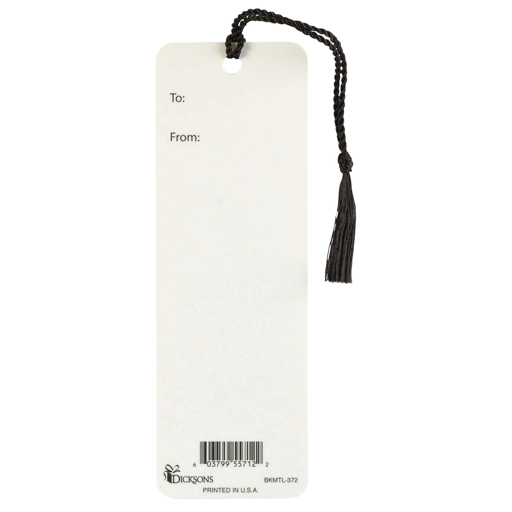 Dicksons Not Gonna Give Up 6 x 2 Inch Keepsake Tassels Bookmarks Pack of 12
