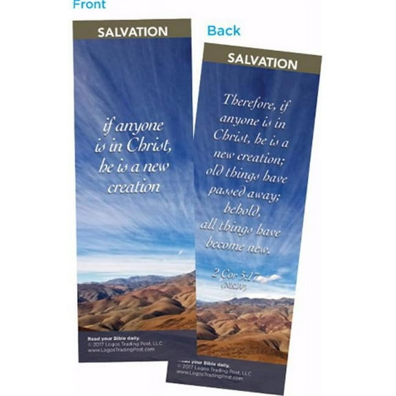 Logos Trading Post 179147 Bible Cards-New Creation-Salvation, Pack of 25