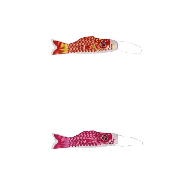 2 Piezas De Carpa Japonesa Windsock Streamer Kite Cola Bandera Koinobori