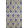 thumbnail image 6 of SAFAVIEH Valencia Raschelle Quatrefoil Polyester Area Rug, Lavender/Gold, 6' x 9', 6 of 7