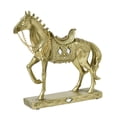thumbnail image 1 of Estatua de caballo Colección de esculturas de caballos Escultura animal Adorno creativo de caballo Oro, 1 of 8