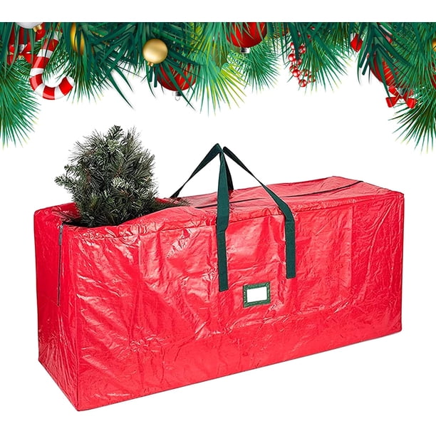 Bolsa de almacenamiento para árbol de Navidad Bolsa de transporte para árbol de Navidad artificial de gran almacenamiento con asa Bolsa para árbol de Navidad Bolsa para árbol de Navidad Cubierta