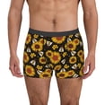 thumbnail image 7 of Disketp Sunflowers And Bww Men's Boxer Briefs,Soft and Breathable Cotton Underwear with ComfortFlex Waistband, 7 of 7