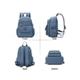 thumbnail image 2 of Gustave Anti-Theft Backpack Purse for Women Small Nylon Travel Rucksack Backpacks Water-Resistant Multi-Pockets Lightweight Casual Daypack Bookbag Shoulder Bag - Blue, 2 of 8