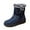 Blue, variant on Men's Waterproof Hiking Winter Snow Boots Furry Liner Lightweight Outdoor Tall Boots