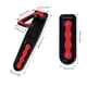 thumbnail image 3 of Soporte de pared para bicicleta - Percha de almacenamiento vertical para bicicletas para garaje (negro rojo), 3 of 5