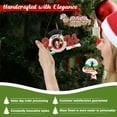 thumbnail image 4 of - Marco de fotos personalizado para bebé, adorno de Navidad para bebé, de recuerdo para bebé recién nacido, adorno para árbol de Navidad, 4 of 5