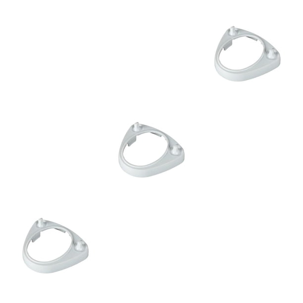 Cateissary Soporte de almacenamiento de cepillo de eléctrico Soporte para cepillo de Base de carga Accesorios de higiene bucal Blanco Explosión 3piezas Cateissary CBP069933