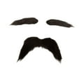 thumbnail image 2 of 2 piezas de bigote falso y cejas falsas, barba falsa para fiesta de festival, Halloween, hombres, 2 of 8