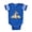 Royal Blue, variant on CafePress - All Your Fault_Tr - Cute Infant Baby Football Bodysuit