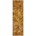 thumbnail image 2 of Addison Rugs Dream Shag Premium Machine Washable Transitional Herringbone Brown Runner Rug, 2'3" x 7'6", 2 of 8