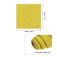 thumbnail image 2 of Artificial Grass Mat 19.7" x 19.7" Golden Yellow Realistic Fake Turf for Garden, Lawn Decoration Sand Table, 2 of 5