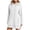 White, variant on felwors Women's Oversized Pullover Hoodie Fleece Split Hem Sweatshirt with Pockets Casual Navy for Size S