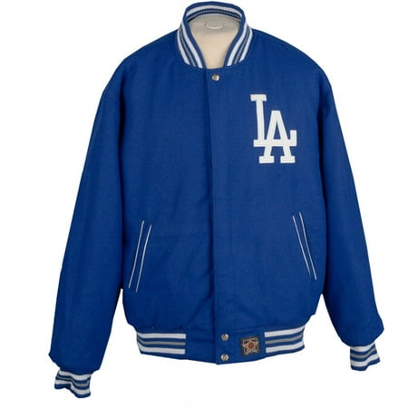 JH Design - s - Men's MLB Los Angeles Dodgers Wool Reversible Jacket ...