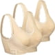thumbnail image 1 of Sujetadores Para Mujer, Lencería, Color Liso, Parte Delantera Cruzada, Encaje, Sujetador Deportivo, Copa Completa, Chaleco, Tops Odeerbi ODB140062, 1 of 5