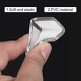 thumbnail image 3 of 12 Pack Soft Corner Protector, PVC Furniture Proofing Bumper Cushion Corner Guards Edge, 40x20mm, Clear, 3 of 7