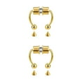 thumbnail image 4 of maskred 1/2/3/5 2021 New Fake Nose Ring Alloy Nose Hoop Septum Rings For Gold 2PCS, 4 of 6