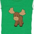 thumbnail image 4 of Inktastic Cute Moose Boys or Girls Baby Bodysuit, 4 of 5