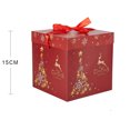 thumbnail image 1 of Decoraciones Del Árbol de Navidad,Caja de Regalo Apilado Cabeza Y Ornamento de la Escena de la Ventana de la Pantalla para la Decoración de Vacaciones,Árbol de Navidad Pequeño, 1 of 2