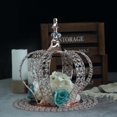 thumbnail image 4 of Efavormart 14" Rose Gold Crystal Metallic Royal Crown Cake Topper with 168 Acrylic Beads For Wedding Birthday Party Special Event, 4 of 11