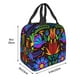 thumbnail image 3 of Easygdp Colorful Floral Bolsa Térmica Premium - Tela Oxford Impermeable, Gran Capacidad, Bolsillo Frontal, Unisex para Trabajo, Escuela, Actividades al Aire Libre y Picnics, 3 of 8