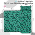 thumbnail image 5 of Green and Black Of Leopard Print Toddler Nap Mats for Kids Preschool,Sleeping Mat Bag or Kids,Toddler Sleeping Bag,Toddler Nap Mat or Daycare, 5 of 6