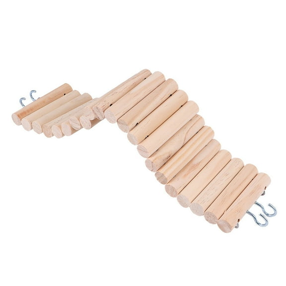 KAKOWELY Birds Beige Hamster Ladder 1Pc 2.95X15.75in