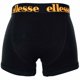 thumbnail image 5 of ellesse Calzoncillos para Hombre, Paquete de 7 - Yema Calzoncillos de 7 paquetes, Logo, Algodón Stretch Negro/Multi2 S (Small), 5 of 7