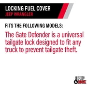 Pop and Lok Gate Defender Black Tailgate Lock