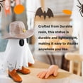 thumbnail image 5 of Halloween Ghost Decoration Cowboy Cute Indoor Statues Spooky with Boots for Home Shelf Mantel Display, 5 of 9