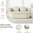 thumbnail image 7 of 75" Convertible Folding Sofa Bed,Full Size Sleeper Sofa with Blanket,Modern Chenille Fabric Floor & Futon Loveseat Couch,Memory Foam Folding Mattress Sleeper for Living Room, 7 of 7