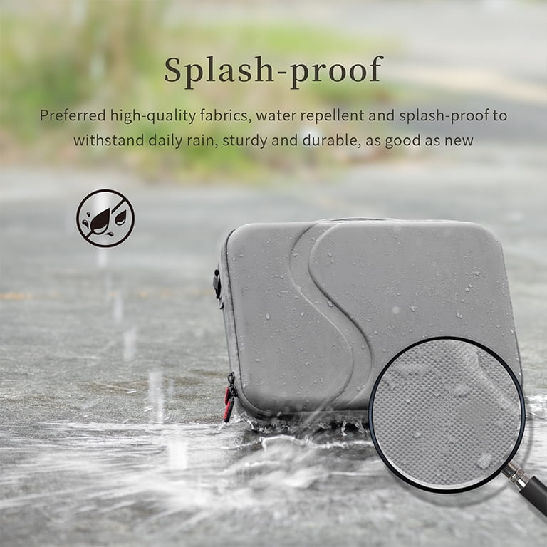 KZIOACSH Étui de transport pour Insta360 X5/Insta360 X4, protection complète du corps, caméra d'action portable, boîte de rangement de voyage, légère et étanche, coque rigide en EVA avec mousqueton