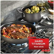 T-fal Aluminum Non-stick Cookware Set, 12 Piece, Pots and Pans, Black