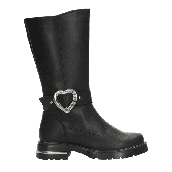 Bota Yuyin Niña Negro Cierre Corazón T22-26 negro 23
