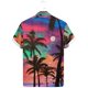 thumbnail image 3 of Men's Hawaiian Printed Button Short Sleeve Shirts Men's Casual Fashion Short Sleeve Shirts, 3 of 3