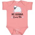 thumbnail image 3 of Inktastic My Granna Loves Me Lamb Boys or Girls Baby Bodysuit, 3 of 5