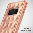 thumbnail image 4 of Ringke Air Prism Case Compatible with Samsung Galaxy Note 8, 3D Geometric Design Slim TPU Cover - Rose Gold, 4 of 9