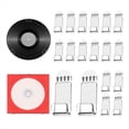 thumbnail image 2 of Estante para Colgar Discos Vinilo Acrílico, Montado en la Pared, Estante Exhibición Pared para Discos Vinilo Autoadhesivo 18 Piezas, Estante Almacenamiento Vinilo Transparente, 2 of 5