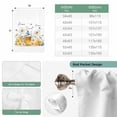 thumbnail image 6 of White Daisy Balloon Curtains 63 Inch Length for Living Room/Bedroom, Spring Floral Elegant Farmhouse Botanical Bees Rod Pocket Privacy Door Curtains Decorative Tie Up Shade for Window 52"x63", 6 of 8
