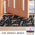 thumbnail image 3 of Skeleton Pumpkin Halloween Pattern Door Rugs,Washable Non Slip Door Mats Indoor,Decorative Door Mats,Entry Mat Indoor for Entrance,Bedroom,Kitchen,Bathroom,17"x30", 3 of 6