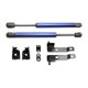 thumbnail image 2 of 2 Piezas De Repuesto Para Capó Delantero De Nissan Navara 2004-2018, Fibra De Carbono Resistente, Color Azul, 2 of 8