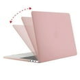 thumbnail image 2 of Mosiso 2 in 1 MacBook Pro 13 inch Case A2159/A1989/A1706/A1708, Plastic Hard Shell Case&Keyboard Cover for New Macbook Pro 13" with/without Touch Bar, Rose Quartz, 2 of 6