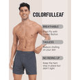thumbnail image 2 of ANLIQI Men's Boxer Shorts Underwear Sleep Shorts Soft Rayon for Men Packs (3E,S), 2 of 6