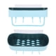 thumbnail image 4 of M Buder Estante de Baño Organizador de Ducha Sin Perforaciones Plástico Color Azul Claro 1 Pieza, 4 of 5