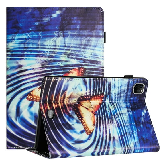 Allytechgroup Slim Fit iPad Air 11 Case 2024 - Shockproof Apple iPad Air Case 11 inch 2024 with Kickstand, Flip Cover and Auto Sleep Wake Feature, Also Includes Pencil Holder, Butterfly