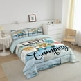 thumbnail image 3 of Erosebridal Cartoon Car Comforter Sets Queen Size,Happy Camping Bedding Queen Comforter Set,Lodge Cabin Bedding Sets Queen with Comforter,Breathable Boys Bedroom Decor,Reversible,3 Pieces, 3 of 8