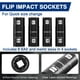 thumbnail image 3 of Juego de enchufes de impacto WORKPRO 1/2 Drive, 5 piezas con 3 barras de extensión, 3 of 8