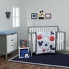 Disney Mickey Mouse 3-Piece Nursery Crib Bedding Set, Blue, Red, Amazing Mickey